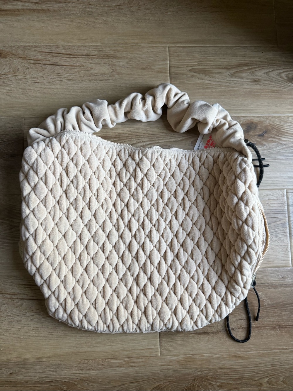 FP Movement by Free People Quilted Home Plate Shoulder Bag with Ruched Strap NWT